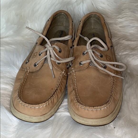 Sperry Top Sider Bluefish Leather Boat Shoes 7.5M - Picture 2 of 9